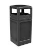 42 Gallon Square Pool Deck Trash Can with Dome Top