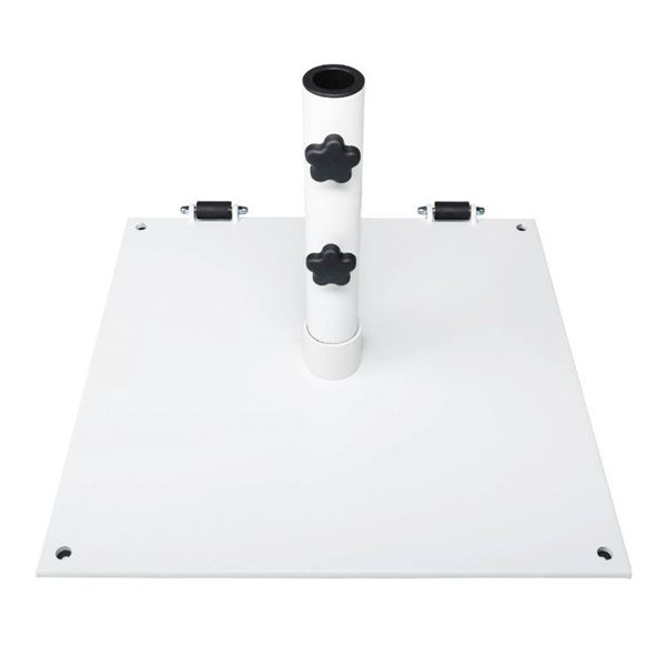 75 lb. Powder Coated Steel Umbrella Base with Wheels