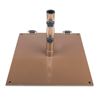 75 lb. Powder Coated Steel Umbrella Base with Wheels