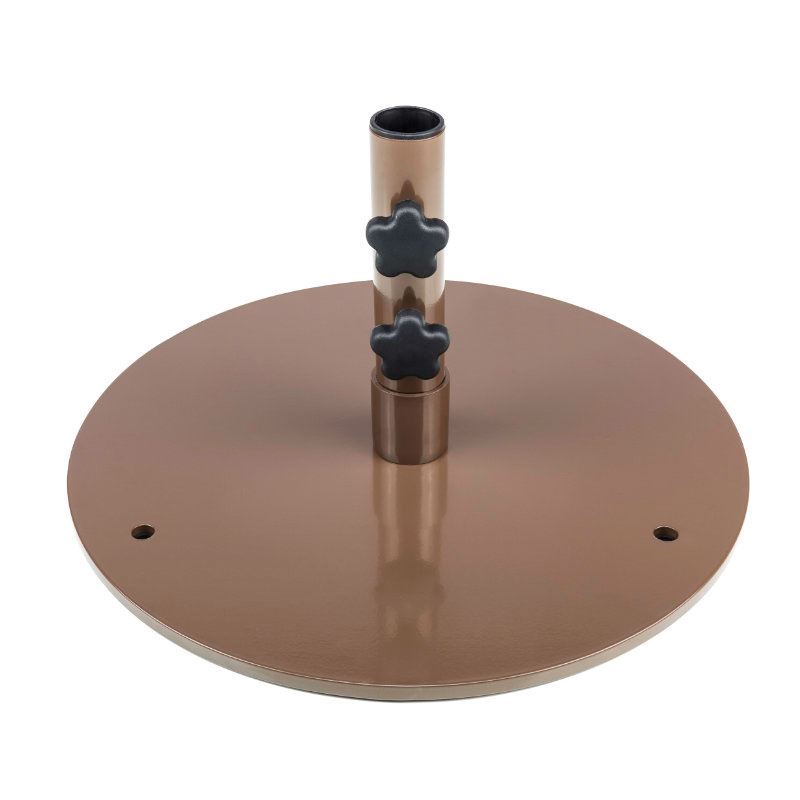 50 lb. Powder Coated Steel Umbrella Base, Under Table Use - Pool ...