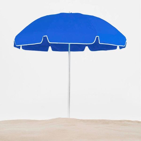 7.5 Foot Diameter Steel Beach Umbrella with Acrylic Canopy