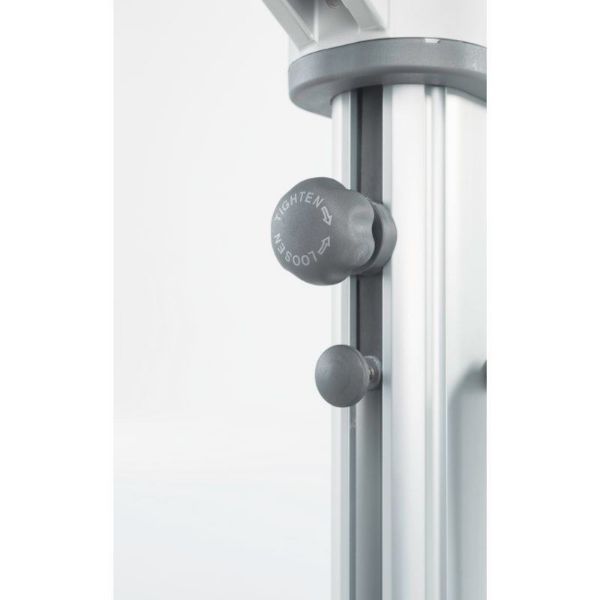 Frankford 10 Foot Square Aluminum Cantilever Umbrella with Marine Grade Fabric