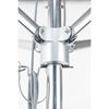 6.5 Foot Square Aluminum Market Umbrella with Marine Grade Fabric