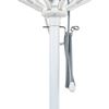 Quick Ship 11 Foot Octagonal Fiberglass Market Umbrella with Pacific Blue Marine Grade Fabric