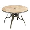 Toscana 48” Round Table with Metal Legs