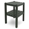 Two Shelf Side Table Recycled Plastic