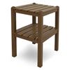 Two Shelf Side Table Recycled Plastic