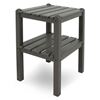 Two Shelf Side Table Recycled Plastic