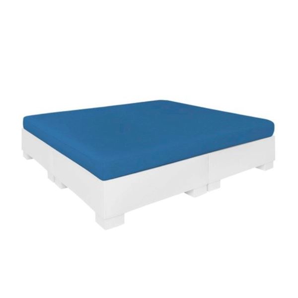 Ledge Lounger Affinity Polyethylene Square Sunbed