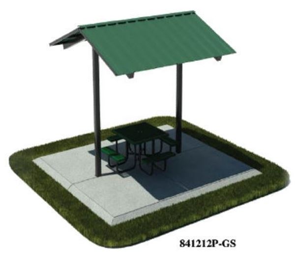 12x12 Foot All-Steel Mini Shelter