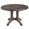 Atlanta 42” Round Pedestal Table with Umbrella Hole