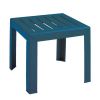 Bahia 16 Inch Square Cocktail Table Plastic Resin