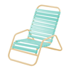 St. Maarten Sand Chair,Pool furniture with Vinyl Straps and Aluminum Frames