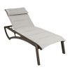Sunset Comfort Sling Chaise Lounge with Plastic Resin Frame