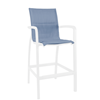 Sunset Comfort Sling Barstool with Plastic Resin Frame