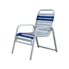 Destin Commercial Wide Arm Chair Powder-Coated Aluminum Stackable