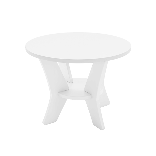 Ledge Lounger Mainstay Polyethylene Round Side Table