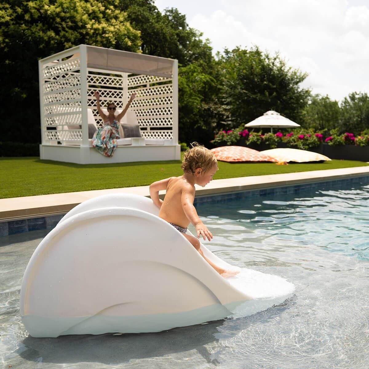 Ledge Lounger Signature In-Pool Slide - Pool Furniture Supply