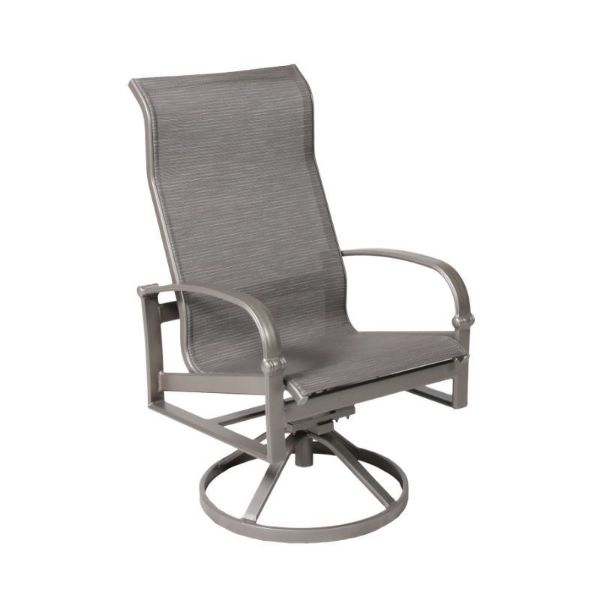 Madison Sling Swivel Tilt Chair with Aluminum Frame