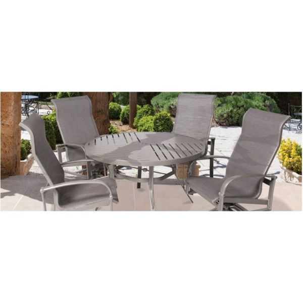 Madison Sling Dining Chair with Aluminum Frame - 18 lbs.