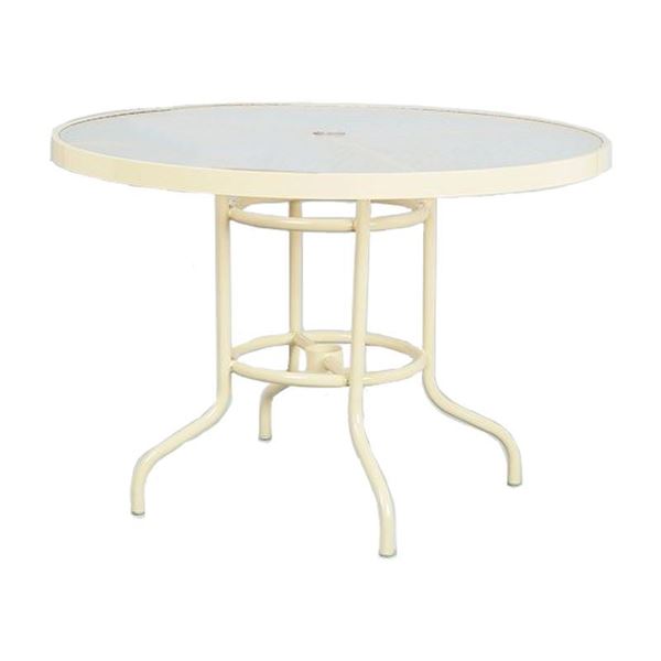 42" Round Acrylic Dining Table 
