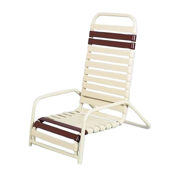 	Daytona Vinyl Strap Commercial High-Back Sand Chair
