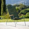 Ledge Lounger Playnk Lounge Chair With Bamboo Armrests and Powder-Coated Frame - 24 lbs.