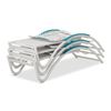 Helios Contract Vinyl Strap Chaise Lounge Powder-Coated Aluminum Frame - 29 lbs.