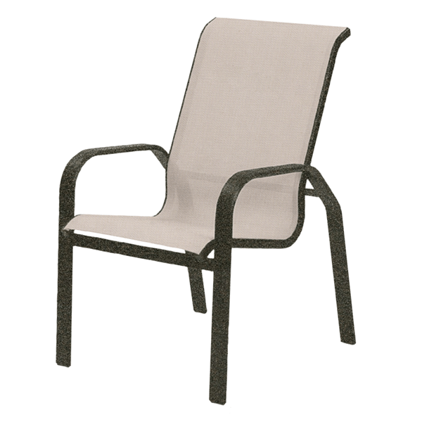 	Maya Sling Hi-Back Dining Chair with Aluminum Frame - 14 lbs.