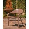 Jetset MGP Dining Chair with Powder-Coated Aluminum Frame - 17 lbs.