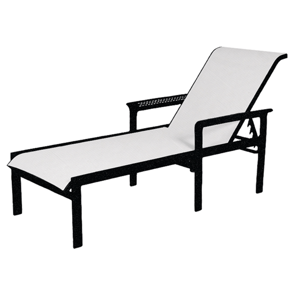 	South Beach Sling Chaise Lounge with Aluminum Frame - 20 lbs.