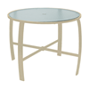 42" Round Pinnacle Gathering Table with Extruded Aluminum Frame- 34" or 40" Heights