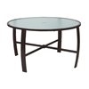 Pinnacle Dining Table with Extruded Aluminum Frame - 42" or 48" Round