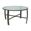 Pinnacle Dining Table with Extruded Aluminum Frame - 42" or 48" Round