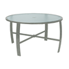 Pinnacle Dining Table with Extruded Aluminum Frame - 42" or 48" Round