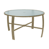 Pinnacle Dining Table with Extruded Aluminum Frame - 42" or 48" Round