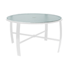 Pinnacle Dining Table with Extruded Aluminum Frame - 42" or 48" Round