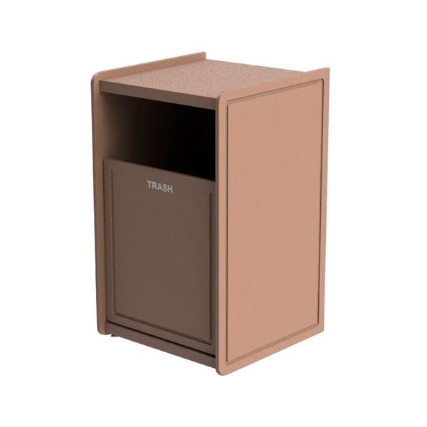 32-Gallon Plastic EarthCraft Side-Load Waste Container - 91 lbs.