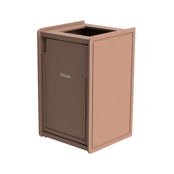 42-Gallon Plastic EarthCraft Top-Load Waste Container - 92 lbs.