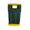 65-Gallon Waste Receptacle Commercial-Grade Polyethylene Plastic - 130 lbs.