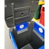 65-Gallon Recycling Receptacle Commercial-Grade Polyethylene Plastic - 130 lbs.