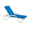 Bahia Contract Chaise Cushion With Hood - Royal Blue
