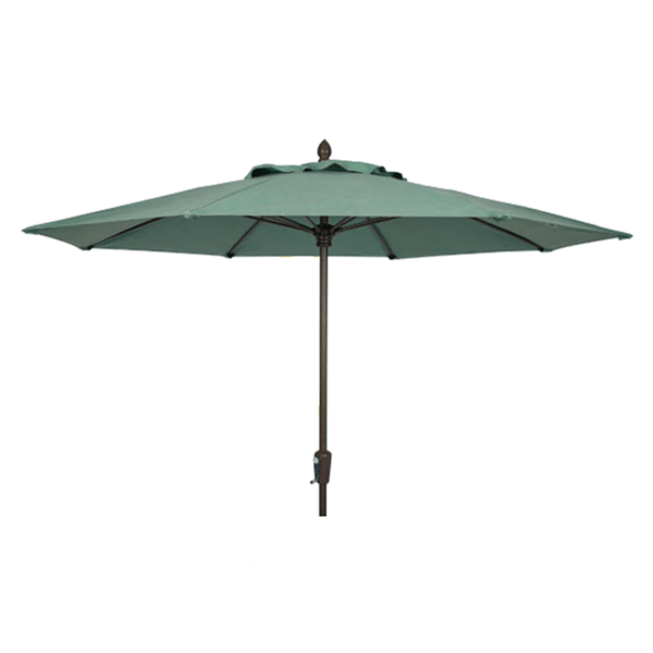 Fiberbuilt Market Umbrella 9 Foot Octagon with Two Piece Powder Coated Pole