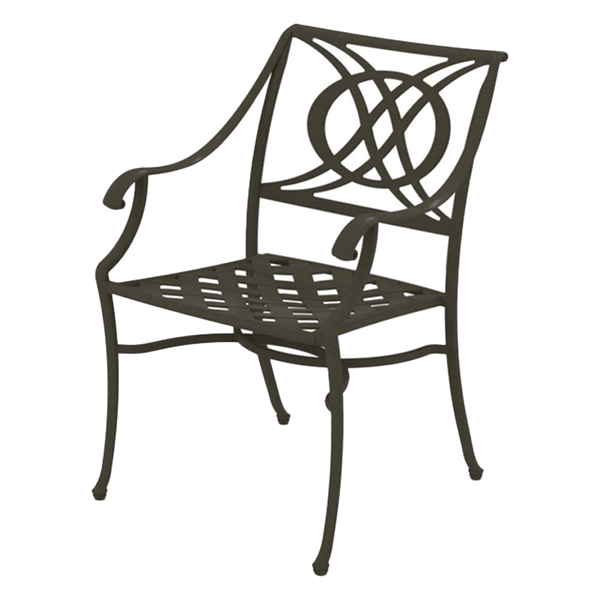 Telescope Cadiz Arm Chair Cast Aluminum