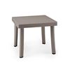 Rodi 18 Inch Square Plastic Resin Side Table	