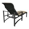 Tropitone Kenzo Padded Sling Chaise Lounge with Commercial Aluminum Frame - 29.5 lbs.
