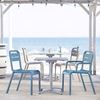 Cannes Armless Dining Chair with Fiberglass-Reinforced Resin Frame - 8.5 lbs.	