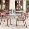 Cannes Dining Armchair with Stackable Commercial Frame - 10 lbs.	
