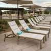 Tropitone KOR Padded Sling Chaise Lounge with Full-Body Aluminum Frame - 31 lbs.	