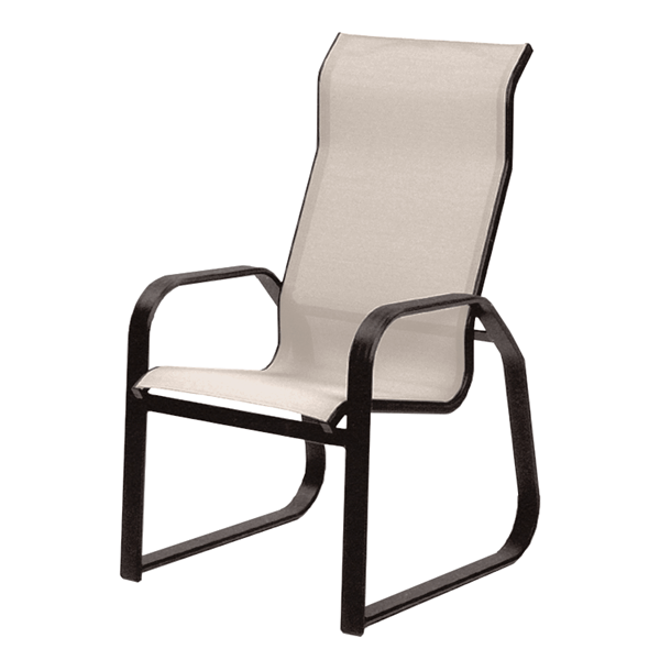 Supreme Sled Dining Chair with Aluminum Frame - 15 lbs.